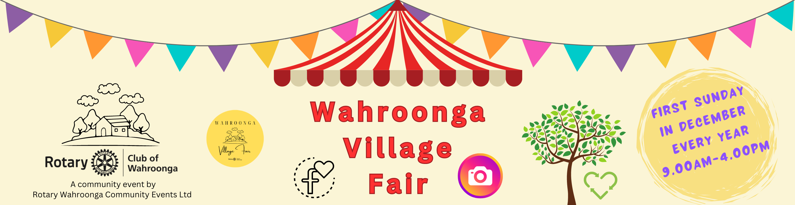 Wahroonga Village Fair Homepage Banner